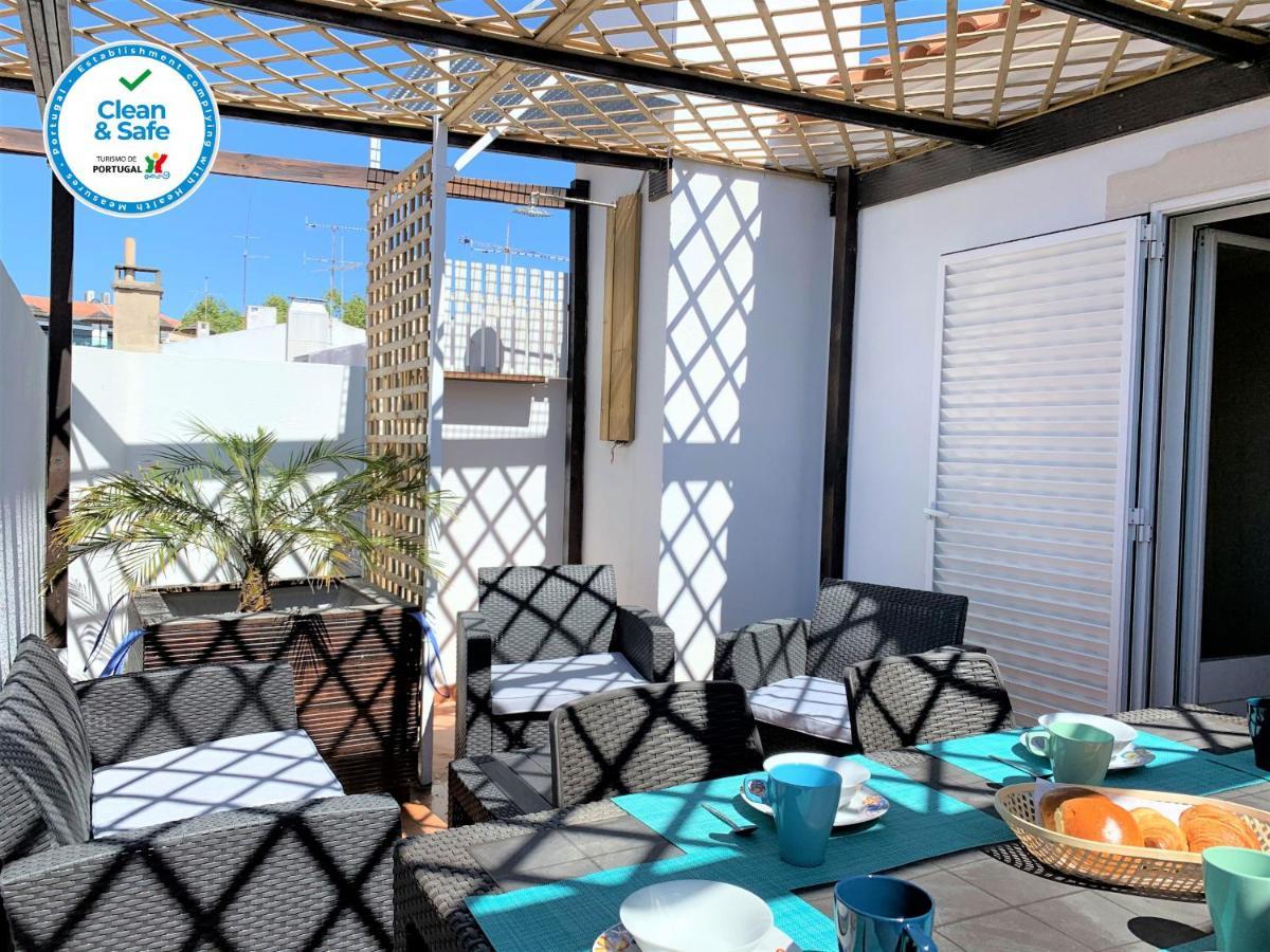 Duplex Apartment With Terrace In Cascais Downtown Exterior foto